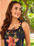 Printed Fit & Flared Pure Cotton Midi Ethnic Dresses